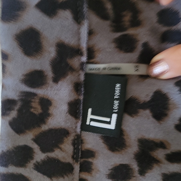 Love Token Faux Suede Leopart Print Jacket - Picture 4 of 7